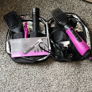 Calista Pink Hair Styling Set